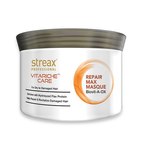 Buy Streax Professional Vitariche Care Repair Max Masque (200 g)-Purplle
