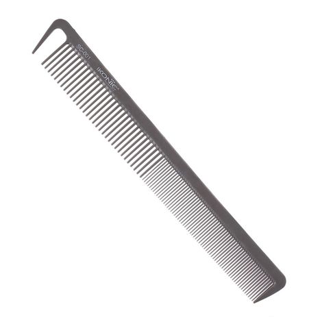 Buy IKONIC PROFESSIONAL Silicon Heat Resistant Comb - 001 Grey - 1 Pc-Purplle