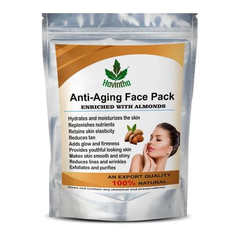 Buy Havintha Anti-Aging Face Pack Enriched with Almonds (227 gm)-Purplle