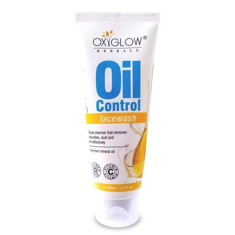 Buy OxyGlow Herbals Oil Control facewash,100 gm,Remove excess oil,Deep clean-Purplle