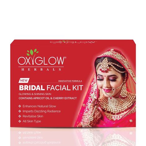 Buy OxyGlow Herbals Bridal Facial Kit, 53gm, Bridal glow, Dazzling skin-Purplle