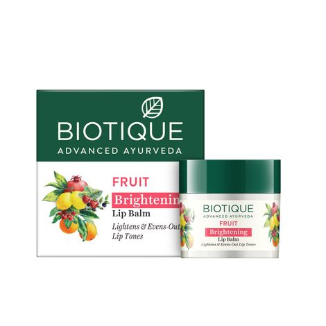 Buy Biotique Fruit Brightening Lip Balm (12 gm)-Purplle
