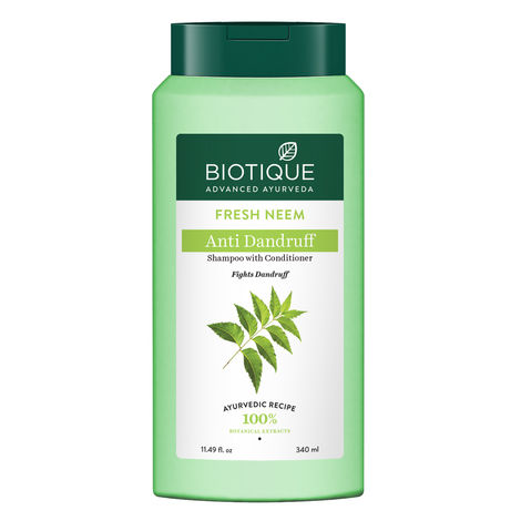 Buy BIOTIQUE Fresh Neem Anti DanDruff Shampoo & Conditioner (340 ml)-Purplle