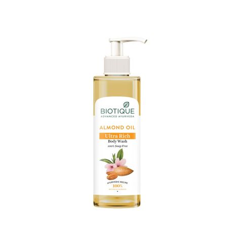 Buy Biotique Almond Oil Ultra Rich Body Wash (200 ml)-Purplle