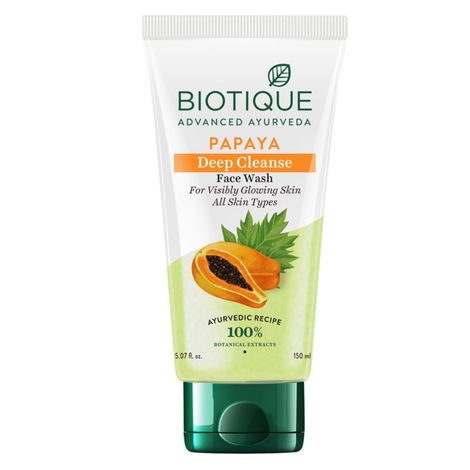 Buy Biotique Papaya Deep Cleanse Face Wash (150 ml)-Purplle