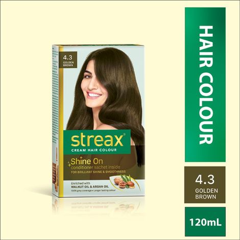 Buy Streax Hair Colour - Golden Brown (120 ml)-Purplle