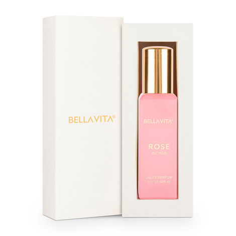 Buy Bella Vita Organic Rose Woman Eau De Parfum For Women With Long Lasting Floral Fragrance 20 ML-Purplle
