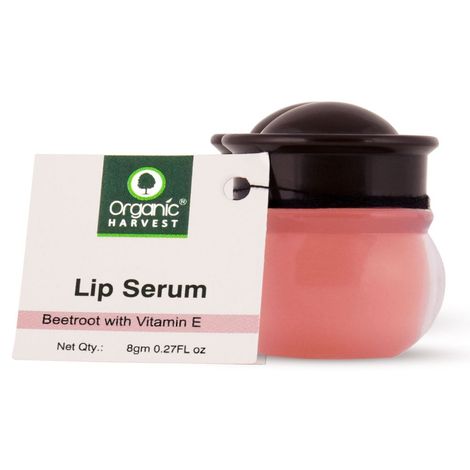 Buy Organic Harvest Lip Serum with Beetroot Extract, Suitable for Dry & Chapped Lips Beetroot (Pack of: 1, 8 g)-Purplle