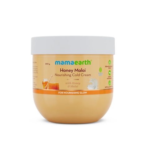 Buy Mamaearth Honey Malai Cold Cream with Honey & Malai For Nourishing Glow - 200 gm-Purplle