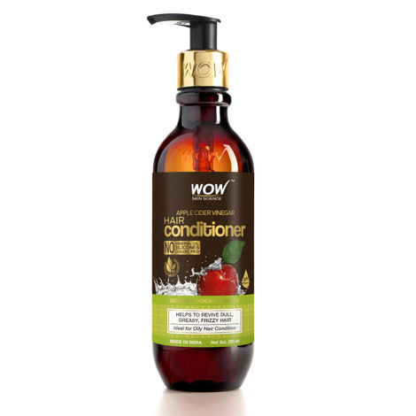 Buy WOW Skin Science Apple Cider Vinegar Conditioner For Frizzy & Greasy Hair To Minimize Hair Damage (250 ml)-Purplle