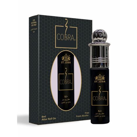 Buy ST-JOHN Cobra Floral Attar Roll on Free from Alcohol -8ml-Purplle