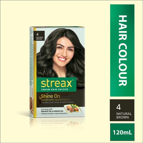 Buy Streax Hair Colour - Natural Brown (120 ml)-Purplle
