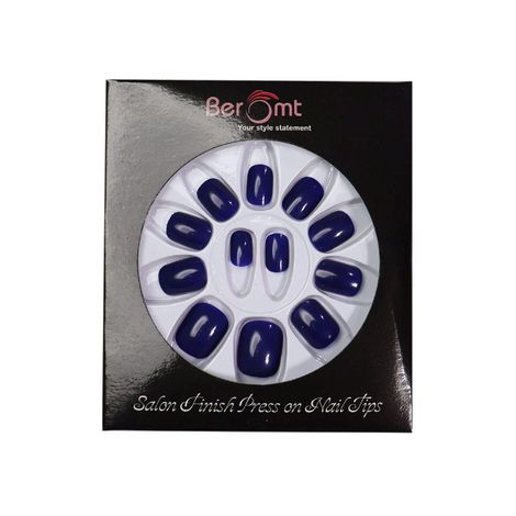 Buy BEROMT PREMIUM GLOSSY NAILS- 330 (NAIL KIT INCLUDED)-Purplle