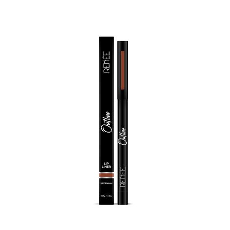 Buy RENEE Outline Lip Liner With Built in Sharpener 04 Savannah 0.35 gm, Long Lasting & Smudge Proof, Matte Finish & Rich Color Payoff, One Swipe Application-Purplle