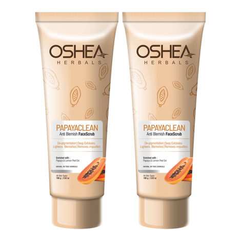 Buy OSHEA HERBALS Papayaclean Scrub(Pack of 2 )-Purplle