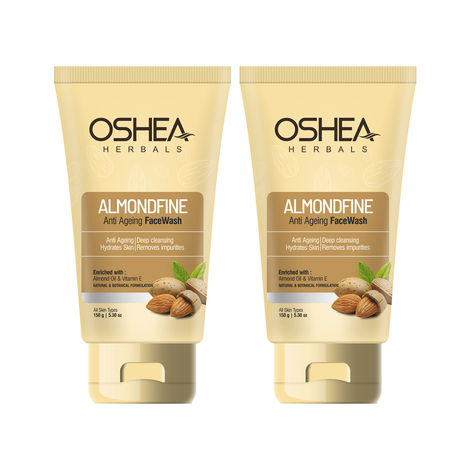 Buy OSHEA HERBALS Almondfine Facewash (Pack of 2 )-Purplle