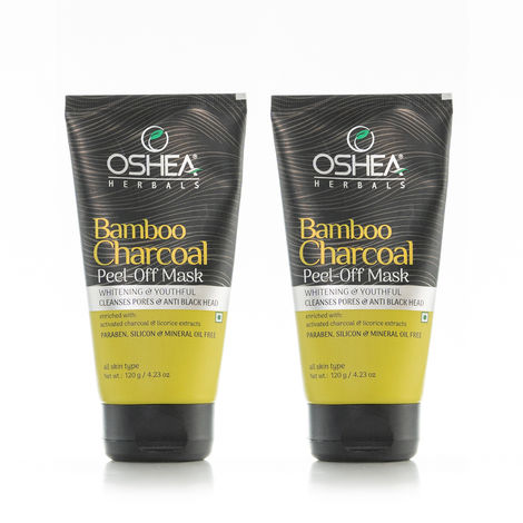 Buy OSHEA HERBALS Activated Charcoal peel off mask (Pack of 2 )-Purplle