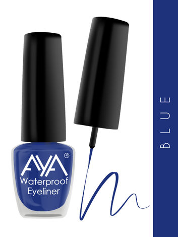 Buy AYA 24 Hrs Long Lasting & Waterproof Eyeliner, Metallic Blue (5 ml)-Purplle