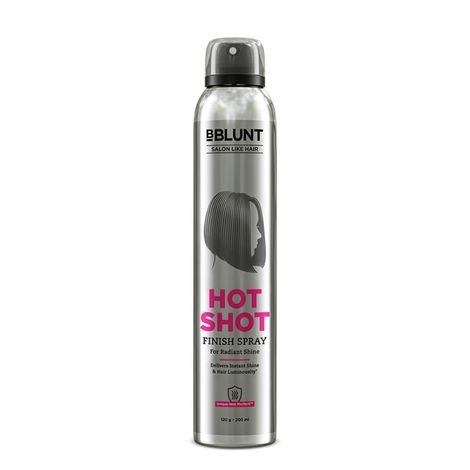 Buy BBLUNT Hot Shot Finish Spray For Radiant Shine (200 ml)-Purplle