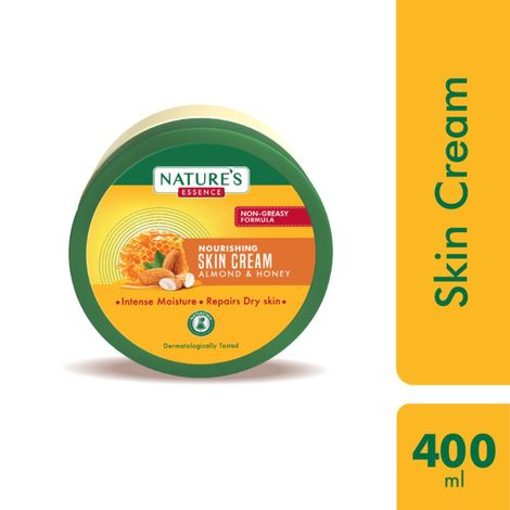 Buy Nature's Essence Nourishing Skin Cream Almond & Honey (400 ml)-Purplle