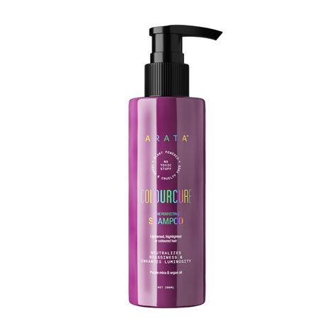 Buy Arata Tone Perfecting Shampoo (200 ML) | Purple Shampoo For Pre-Lightened & Bleached Hair | Enhances Hair Colour And Neutralises Brassiness | Sulphate-Free-Purplle