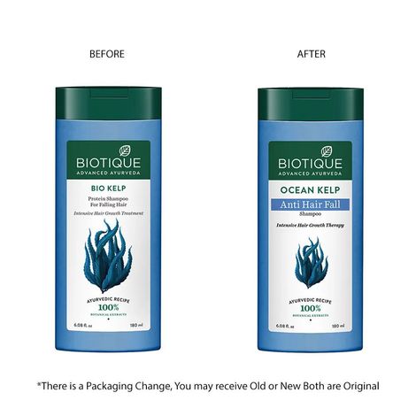 Buy Biotique Bio OCEAN Kelp Shampoo For Anti Hair Fall (180 ml)-Purplle