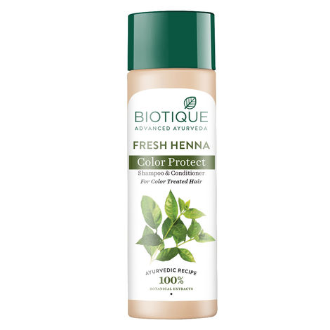 Buy Biotique Fresh Henna Colour Protect Shampoo With Conditioner 190Ml-Purplle