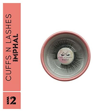 Buy Cuffs N Lashes 5D EYELASHES 12- IMPHAL - 1 Pair-Purplle