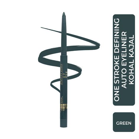 Buy Half N Half One Stroke Defining Auto Eyeliner Kohl Kajal, smudge proof and waterproof, 18hour Long Lasting, 0.3 gm-Purplle