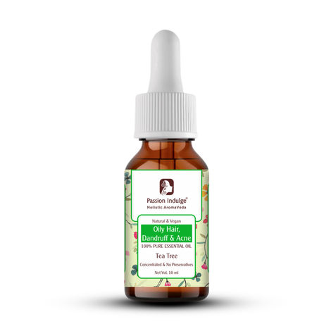 Buy Passion Indulge Natural Tea Tree Essential Oil for Anti-Microbial, Anti-acne, & excess oil removal-Purplle