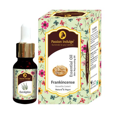 Buy Passion Indulge FRANKINCESE Essential Oil for rejuvinate ageing and dull skin, reduce pain and sores 10ML-Purplle