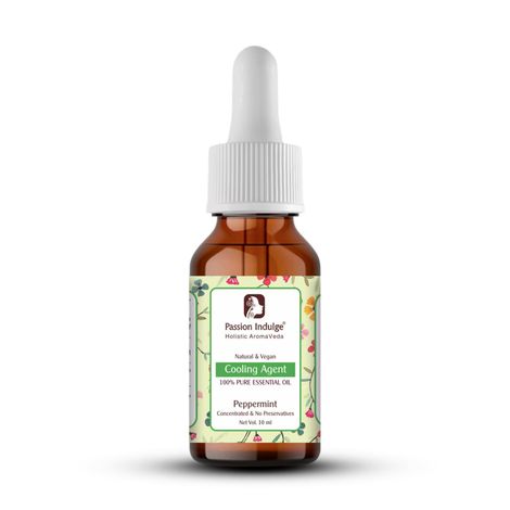Buy Passion Indulge PEPPERMINT Essential oil For calming agent, anti-irritant 10 ml-Purplle