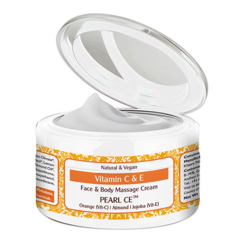 Buy Passion Indulge PEARL-CE MASSAGE CREAM |Orange Massage Cream Vitamin C + E| -250gm-Purplle