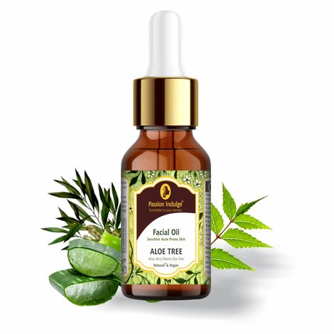 Buy Passion Indulge ALOE TREE Facial Oil For Sensitive Skin and Anti-Acne 10ML-Purplle