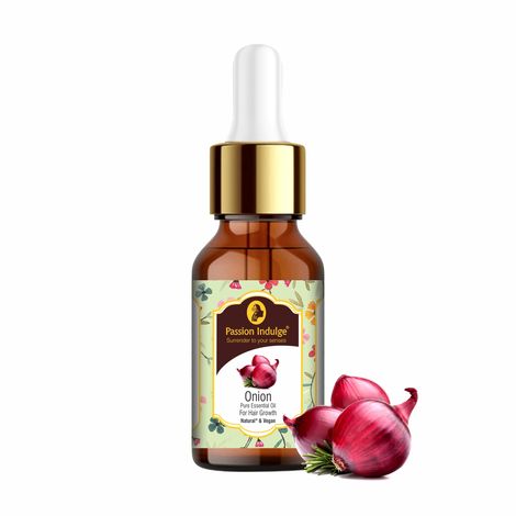 Buy Passion Indulge Onion Essential Oil support hair growth by increasing in strength & volume - 10ml-Purplle