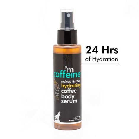 Buy mCaffeine Hydrating Coffee Body Serum Spray with Hyaluronic Acid & Vitamin E | Repairs & Heals Damaged Skin| Natural & 100% Vegan 110 ml-Purplle