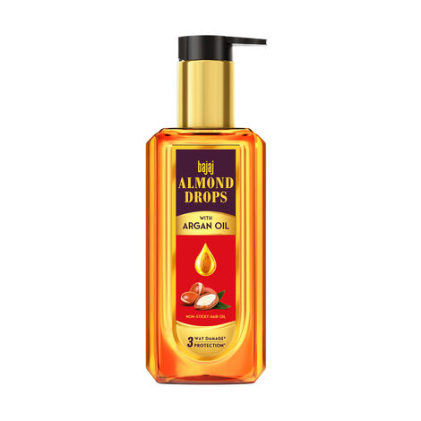 Buy Bajaj Almond Drops Almond Drops Hair Oil with Argan 200ml-Purplle