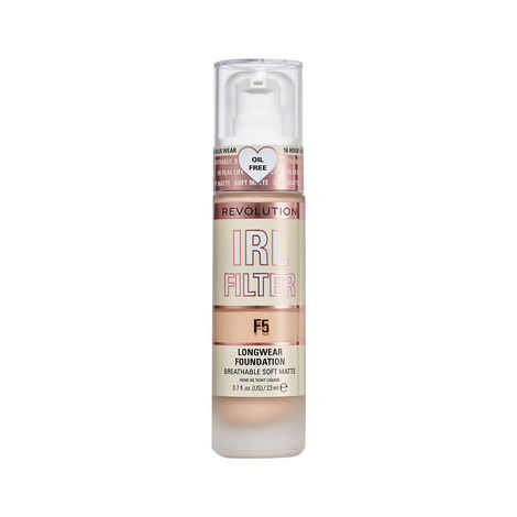 Buy Makeup Revolution IRL Filter Longwear Foundation F5 23 ml-Purplle