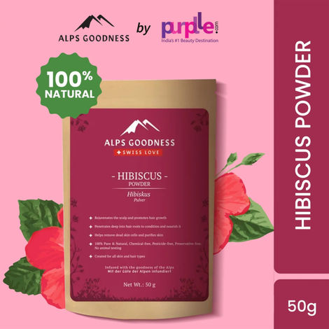 Buy Alps Goodness Powder - Hibiscus (50 g) | Gurhal Powder| Japapushpa Powder| 100% Natural Powder | No Chemicals, No Preservatives, No Pesticides | Hair Mask| Face Mask | RHair Mask for hair growth | Face Mask for dull skin-Purplle