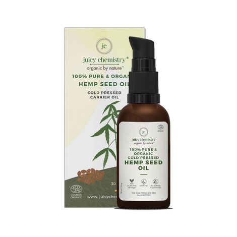 Buy Juicy Chemistry Hemp SeedA Cold Pressed, 30 ml, 100% OrganicA Hemp Seed Oil-Purplle