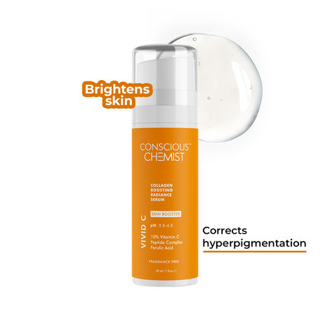 Buy Conscious Chemist 10% Vitamin C Serum | 30 ml | Serum For Glowing Skin, Vitamin C Serum For Oily Skin, Anti Aging Serum with Ferulic Acid, Dark Circles & Fine Lines, Serum For Men & Women-Purplle