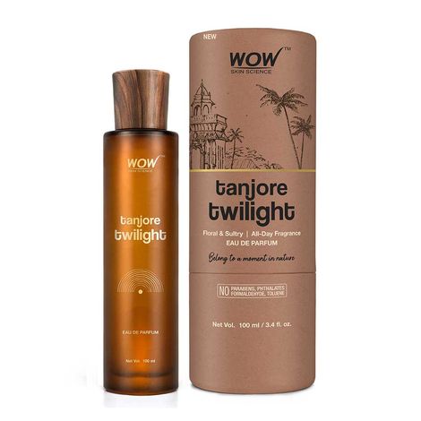 Buy WOW Skin Science Eau De Parfum Tanjore Twilight - Floral And Sultry All Day Fragrance - Long Lasting & Unisex Perfume - 100 ml-Purplle