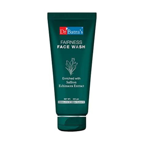 Buy Dr Batra's Fairness Face Wash Sulphate, Silicone & Soap Free Enriched With Saffron & Echinacea Extract - 200 gm-Purplle