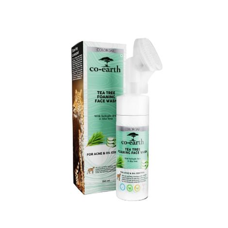 Buy Colorbar Co-earth Tea Tree Foaming Face Wash-(150 ml)-Purplle