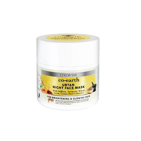 Buy Colorbar Co-earth Ubtan Night Face Mask-(100 gm)-Purplle