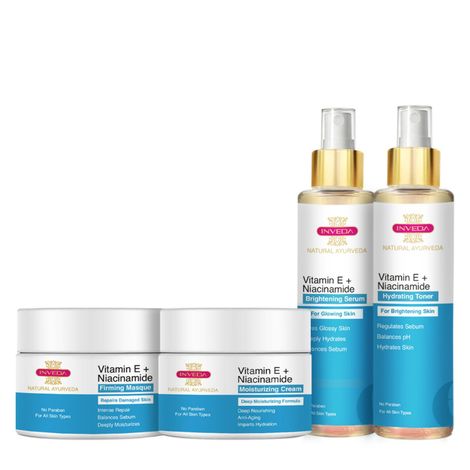 Buy Inveda Skin Whitening Kit With Vitamin E + Niacinamide, 400 ml-Purplle