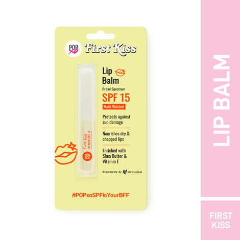 Buy Myglamm Popxo First Kiss Lip Balm Spf 15-15g-Purplle