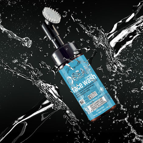 Buy Ronzille Skin Brightening Ocean Foaming Face wash with Built-In Face Brush 150 ml-Purplle
