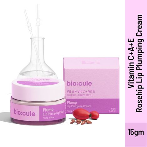 Buy Biocule Vitamin C Strawberry Plump Lip Plumping Cream For Glowing Lips , 100% Natural, 15G-Purplle