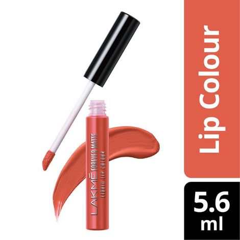 Buy Lakme Forever Matte Liquid Lip Colour - Orange Tango (5.6 ml)-Purplle